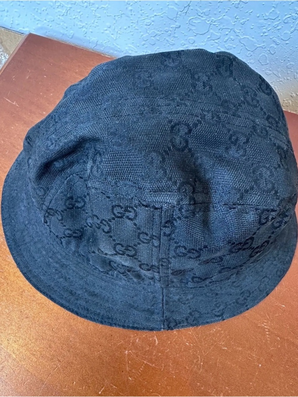 Gucci Black GG Canvas Bucket Hat